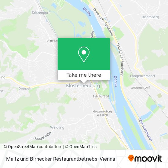 Maitz und Birnecker Restaurantbetriebs map