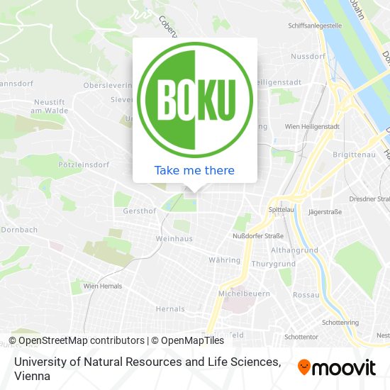 University of Natural Resources and Life Sciences map