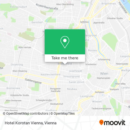 Hotel Korotan Vienna map