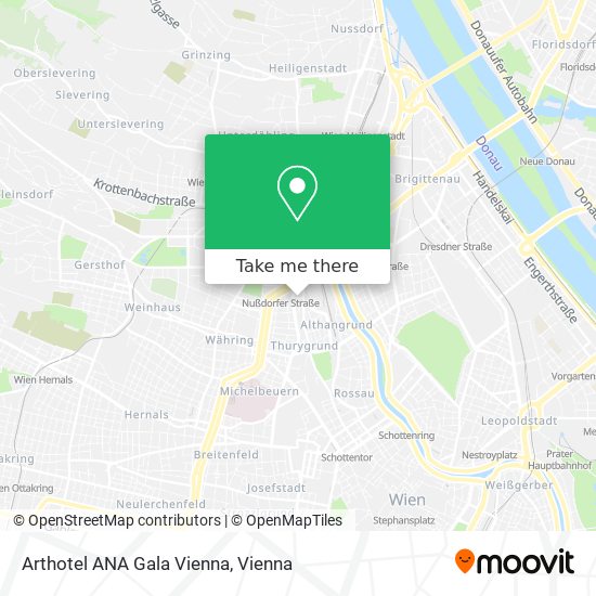 Arthotel ANA Gala Vienna map