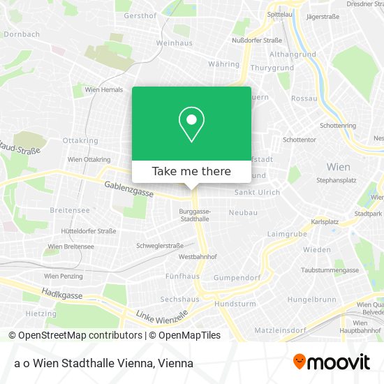 a o Wien Stadthalle Vienna map