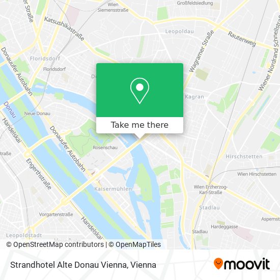 Strandhotel Alte Donau Vienna map