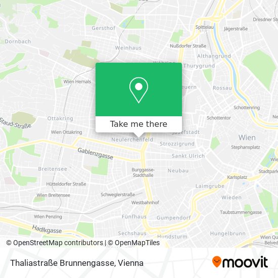 Thaliastraße Brunnengasse map