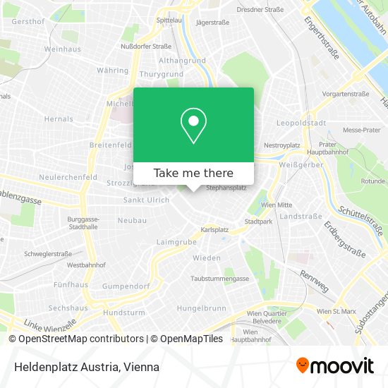 Heldenplatz Austria map