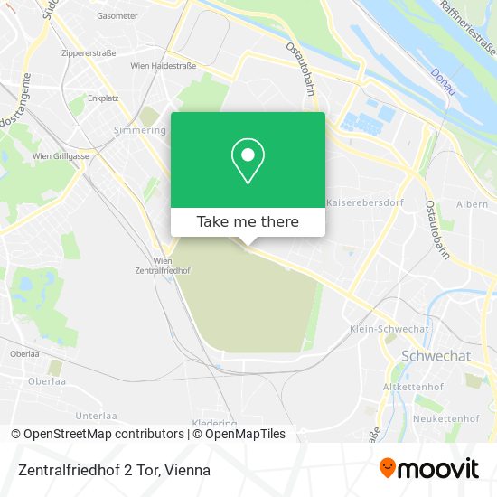 Zentralfriedhof 2 Tor map