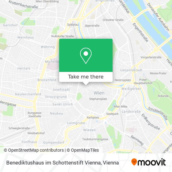 Benediktushaus im Schottenstift Vienna map