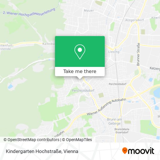 Kindergarten Hochstraße map