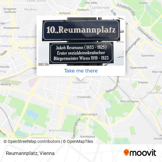 Reumannplatz map