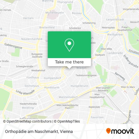 Orthopädie am Naschmarkt map