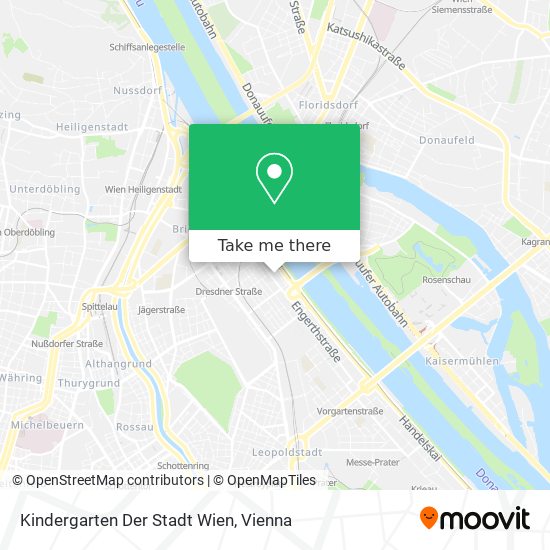 Kindergarten Der Stadt Wien map