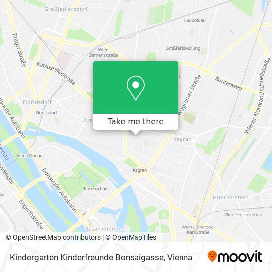 Kindergarten Kinderfreunde Bonsaigasse map