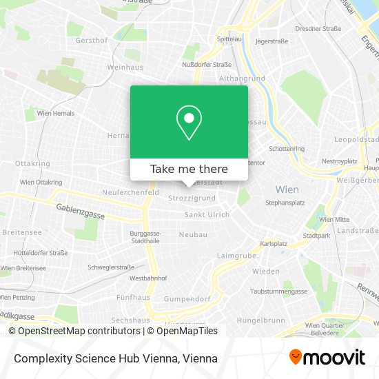 Complexity Science Hub Vienna map