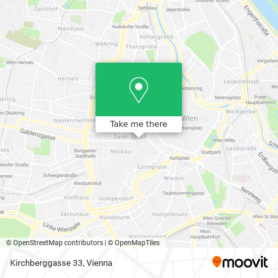 Kirchberggasse 33 map