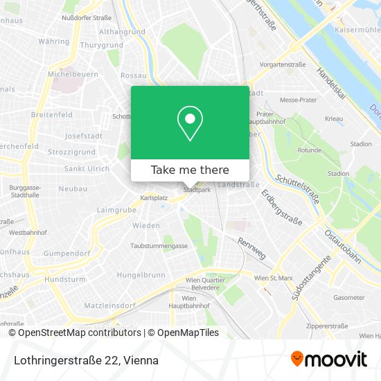 Lothringerstraße 22 map