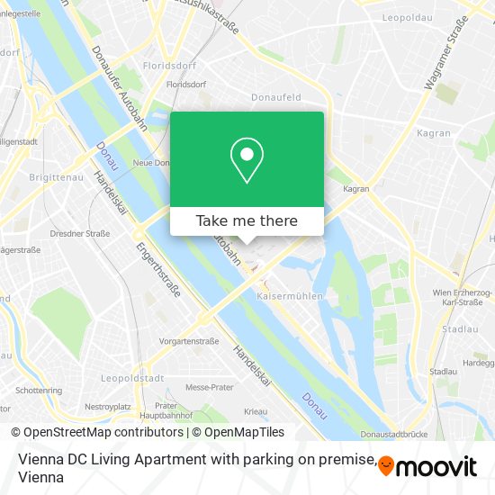 Vienna DC Living Apartment with parking on premise map