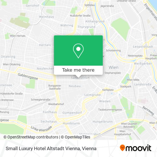 Small Luxury Hotel Altstadt Vienna map