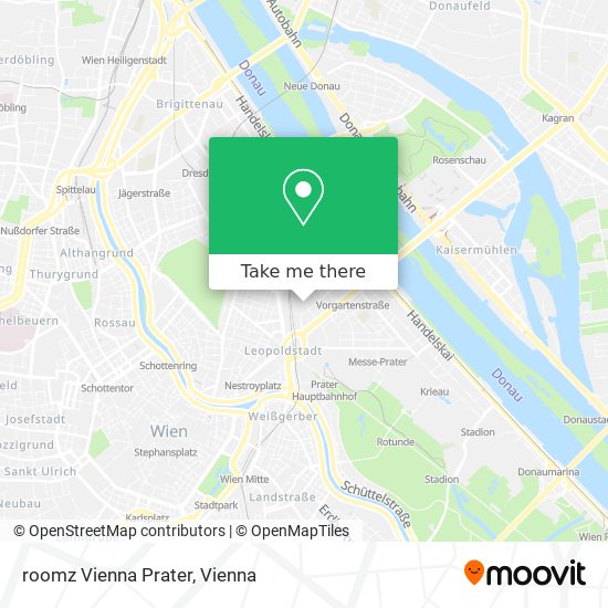 roomz Vienna Prater map