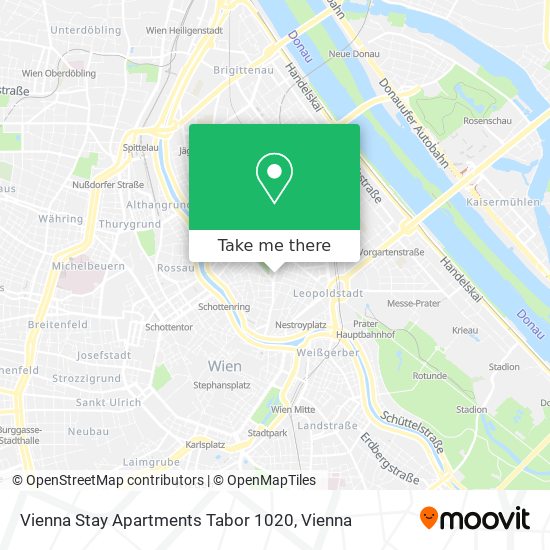 Vienna Stay Apartments Tabor 1020 map