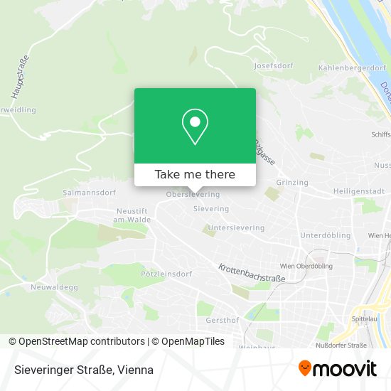 Sieveringer Straße map