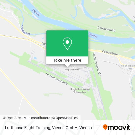 Lufthansa Flight Training, Vienna GmbH map