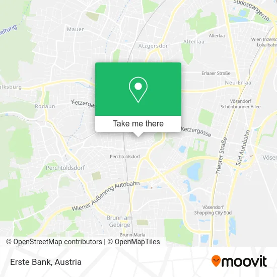 Erste Bank map