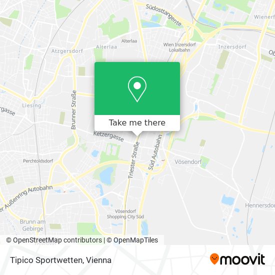 Tipico Sportwetten map