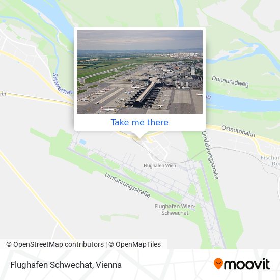 Flughafen Schwechat map