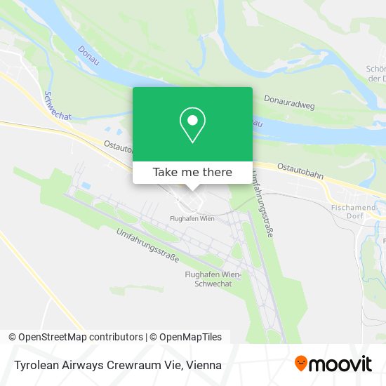 Tyrolean Airways Crewraum Vie map