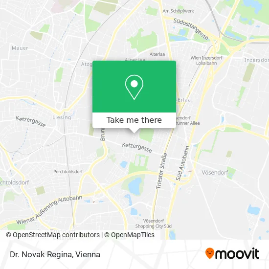 Dr. Novak Regina map