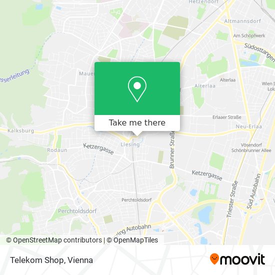 Telekom Shop map