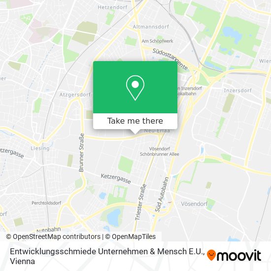 Entwicklungsschmiede Unternehmen & Mensch E.U. map
