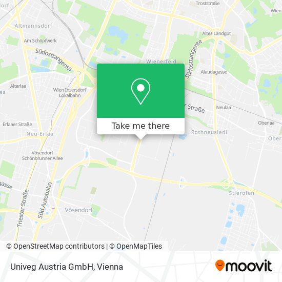 Univeg Austria GmbH map