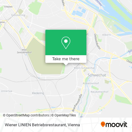Wiener LINIEN Betriebsrestaurant map