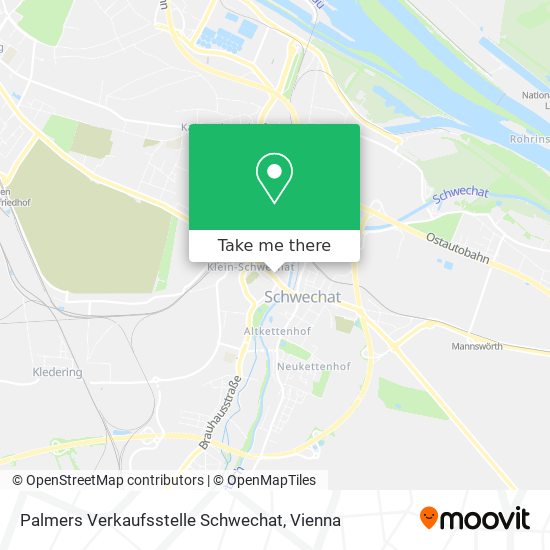 Palmers Verkaufsstelle Schwechat map