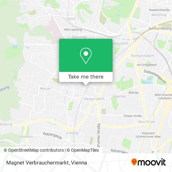 Magnet Verbrauchermarkt map