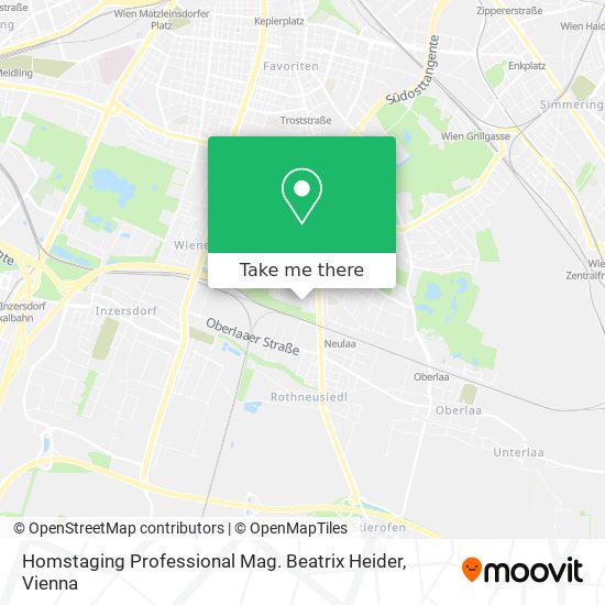 Homstaging Professional Mag. Beatrix Heider map