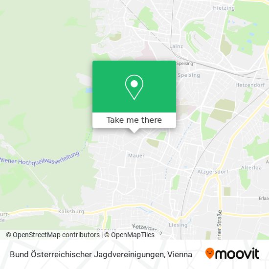 Bund Österreichischer Jagdvereinigungen map