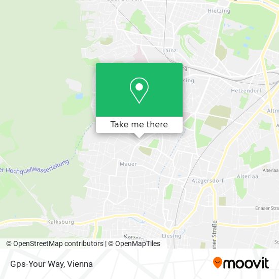Gps-Your Way map