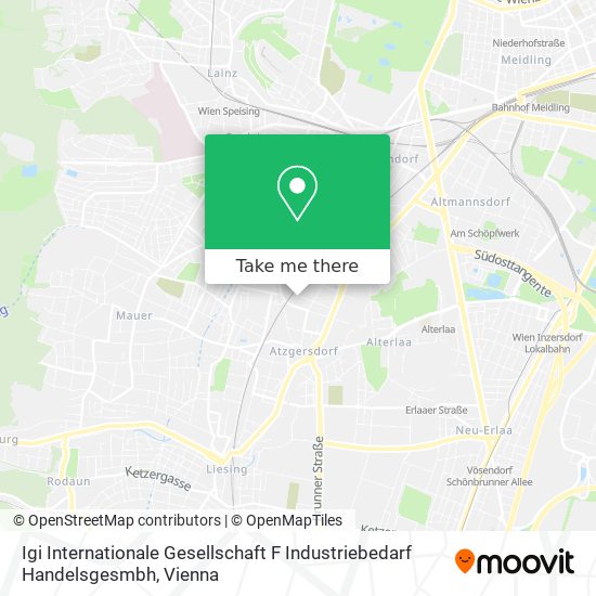 Igi Internationale Gesellschaft F Industriebedarf Handelsgesmbh map