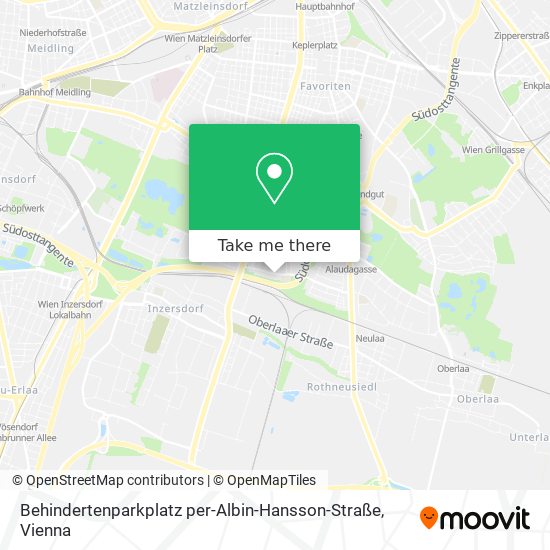 Behindertenparkplatz per-Albin-Hansson-Straße map