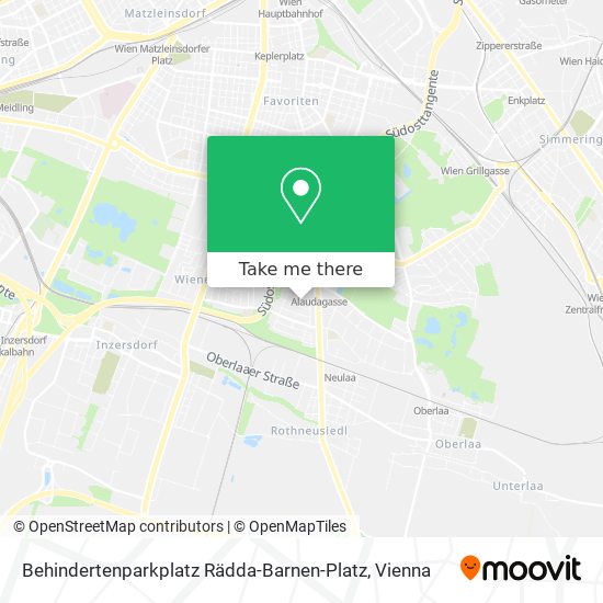 Behindertenparkplatz Rädda-Barnen-Platz map