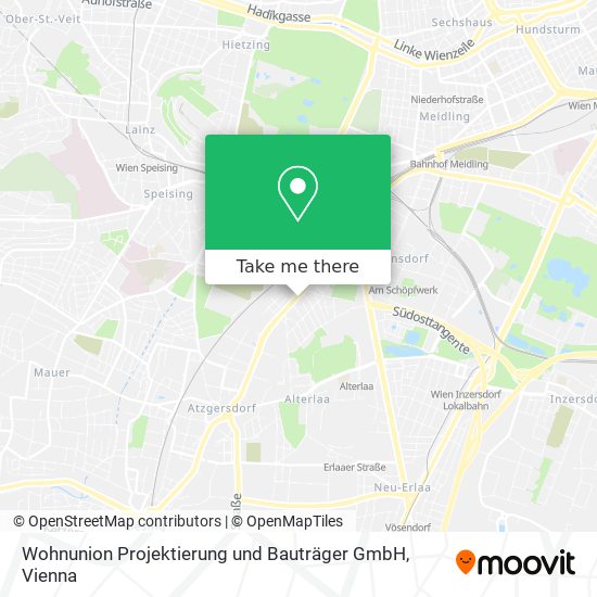 Wohnunion Projektierung und Bauträger GmbH map