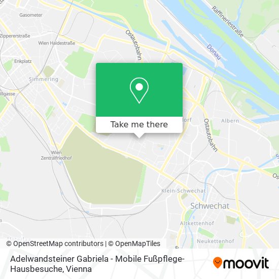 Adelwandsteiner Gabriela - Mobile Fußpflege-Hausbesuche map