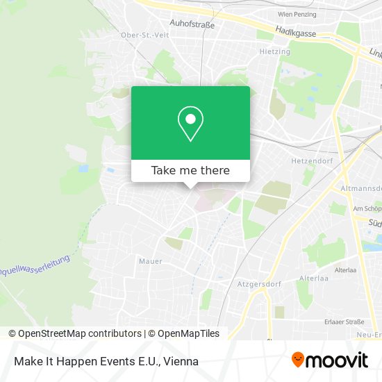 Make It Happen Events E.U. map