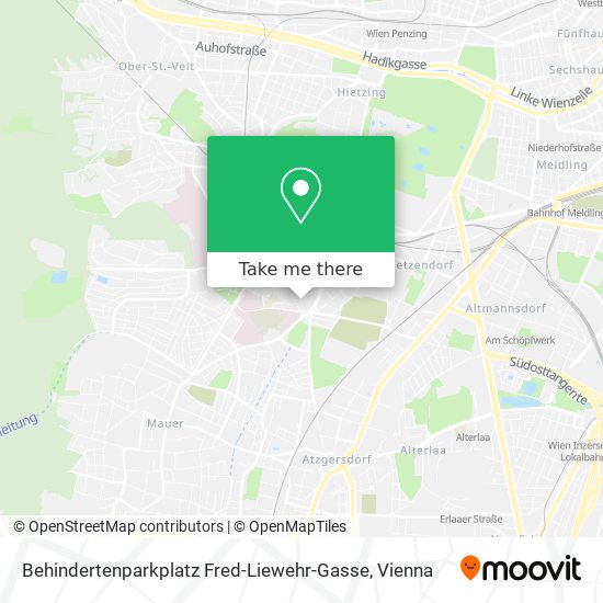 Behindertenparkplatz Fred-Liewehr-Gasse map