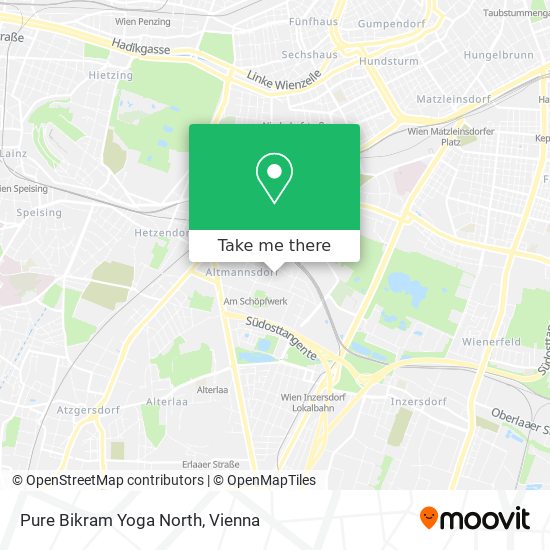 Pure Bikram Yoga North map