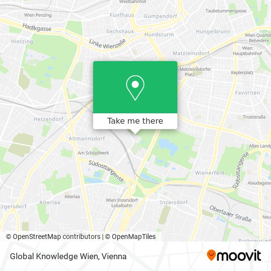 Global Knowledge Wien map