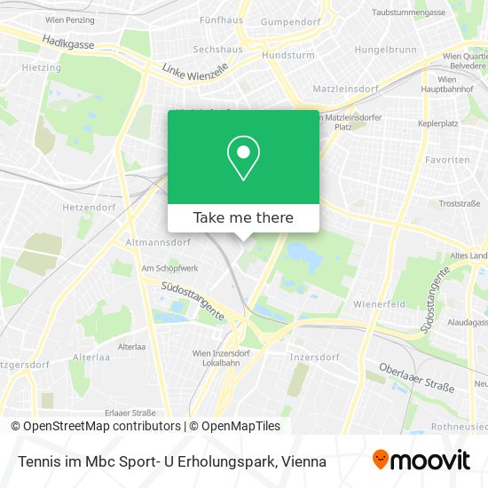 Tennis im Mbc Sport- U Erholungspark map