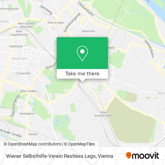 Wiener Selbsthilfe-Verein Restless Legs map