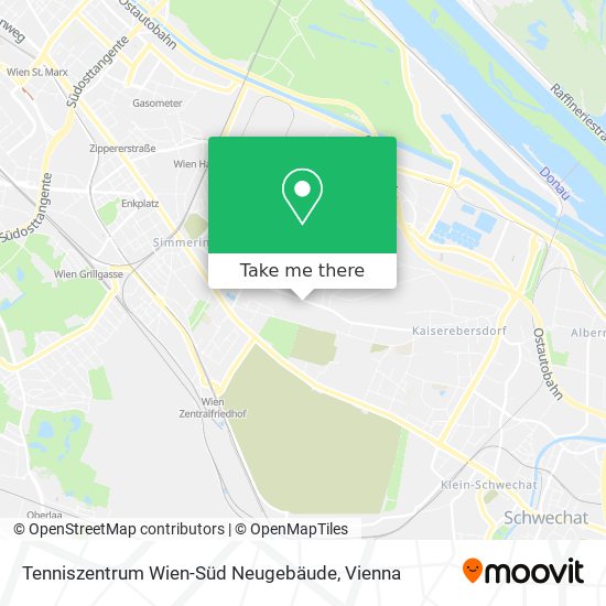 Tenniszentrum Wien-Süd Neugebäude map